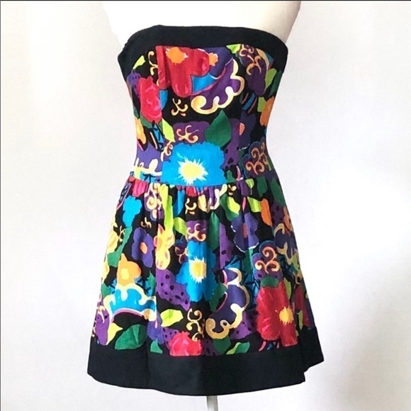 Phoebe Couture Dresses & Skirts - PHOEBE Couture Rainbow Strapless Dress